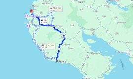 Playa Samara to/from Playa Conchal