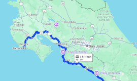 Playa Samara To/From Golfito