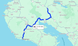 Playa Samara To/From Cañas/Rafting