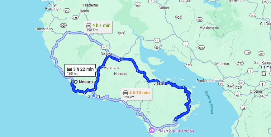 Nosara To/From Tambor