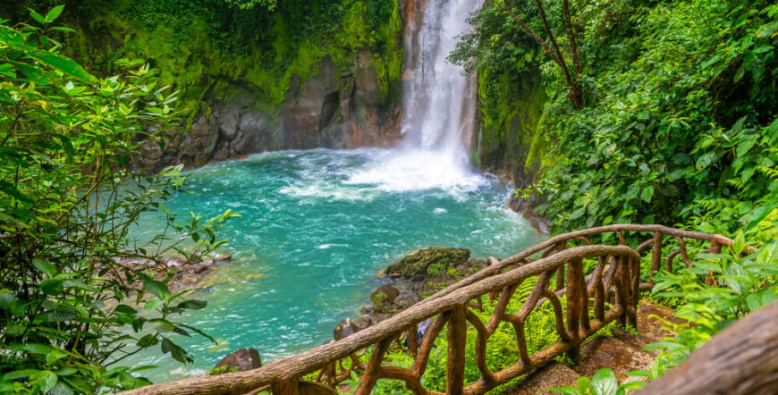 Rio Celeste Waterfall & Sloths