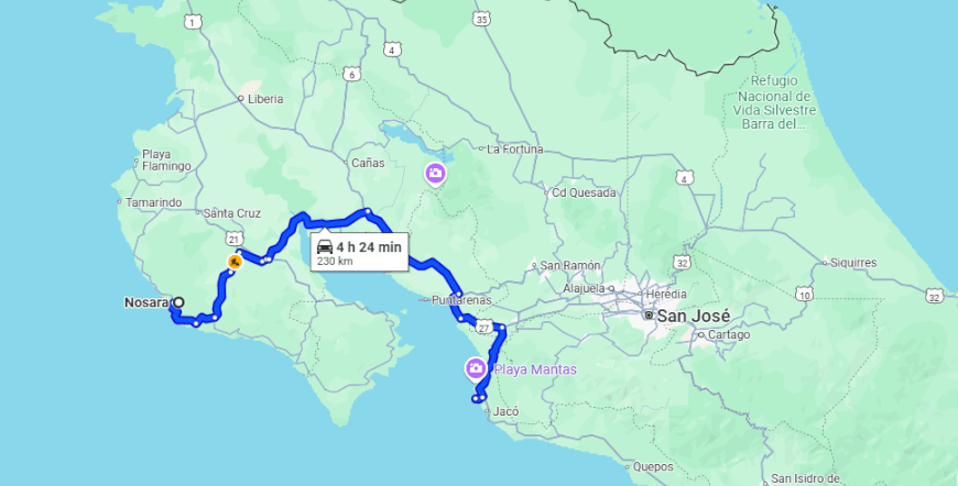 Nosara To/From Herradura
